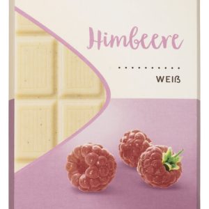 Himbeere, weiße Schokolade