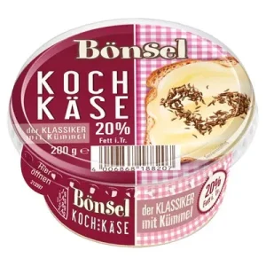 Bönsel, Kochkäse mit Kümmel, 20% Fett, 200 g Becher