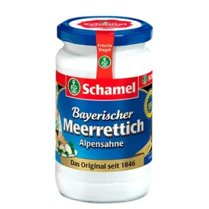Schamel, Bayerischer Meerrettich, Alpensahne, 340 g Glas