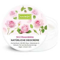Nadeos Natürliche Deocreme Nr. 2 Rosenblüte