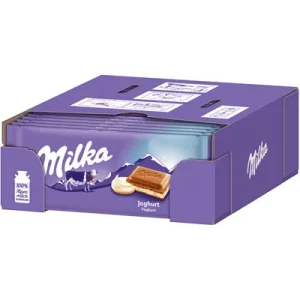 Milka, Tafelschokolade, Joghurt, 100 g Packung