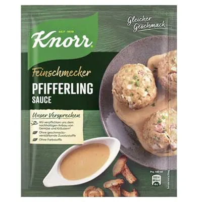Knorr, Feinschmecker Pfifferling Sauce, 40 g Beutel