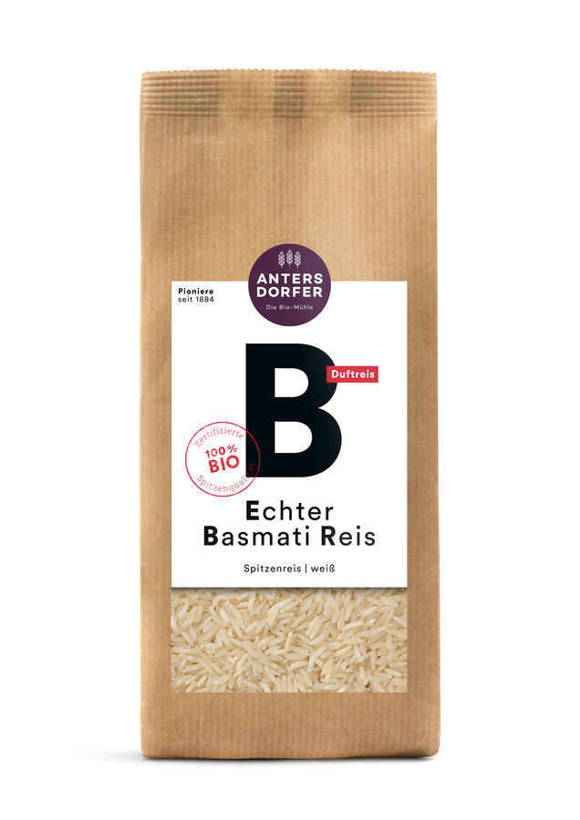 Bio Echter Basmati Reis weiß