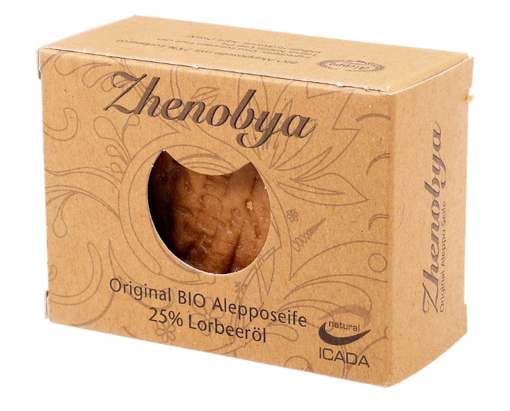 Orginale BIO Alepposeife (25% Lorbeeröl & 75% Olivenöl) 200g