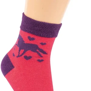 RS Kurzstrumpf Horse Pink, 35-38