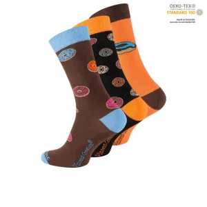 Vincent Creation Socks Donuts Orange,41-45