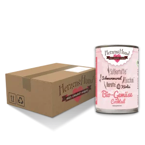 HerzensHund | Bio-Gemüsecocktail 12 x 400g Dosen