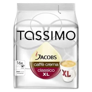Jacobs, Tassimo, Caffè Crema, XXL, 16 T DISCs Kapseln, 133 g Beutel