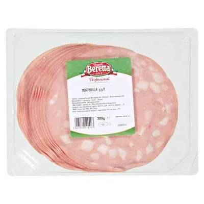 Beretta, Professional Mortadella, geschnitten, 300 g Packung