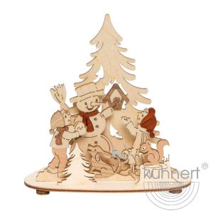 Teelichthalter Winterkinder, 5 Ebenen