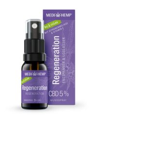 MEDIHEMP Bio Mundspray Regeneration 5% CBD