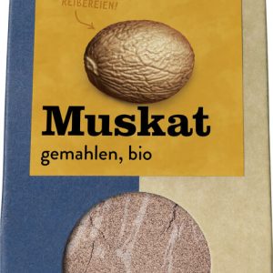 Muskatnuss gemahlen, Packung