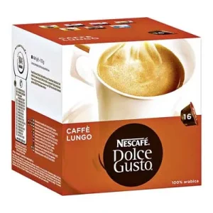 Nescafé, Dolce Gusto, Caffè Lungo, 16 Kapseln, 256 g Packung