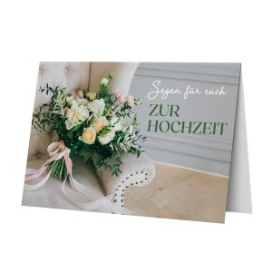 Faltkarte Segen für euch zur Hochzeit