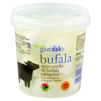 Fattorie Garofalo, Mozzarella di Bufala, 52 % Fett, 500 g Becher