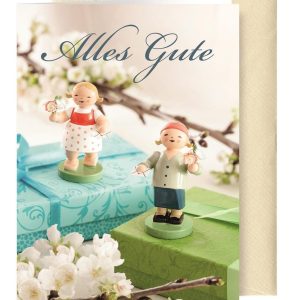 Grußkarte „Geburtstag“, mit Briefumschlag – Alles Gute