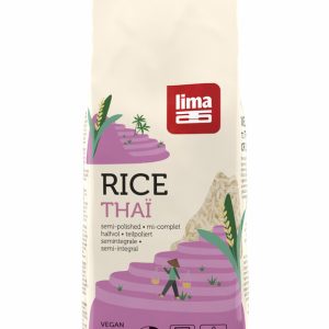 Echter Thailändischer teilpolierter Reis