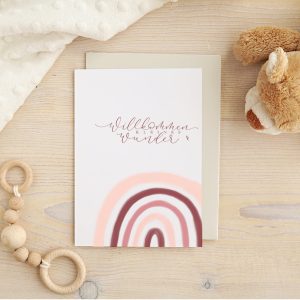 Geburtskarte “Regenbogen” DIN A5