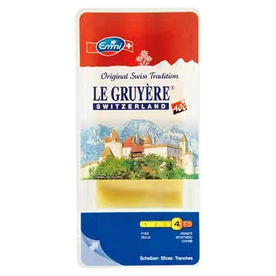 Emmi, Le Gruyère, geschnitten, 49 % Fett, 150 g Packung