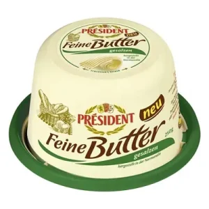 Président, Feine Butter, gesalzen, 80 % Fett, 250 g Packung