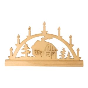 Mini-Schwibbogen Waldhaus