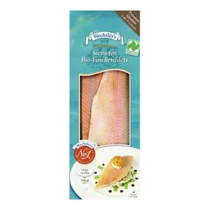Wechsler, Bio, Forellenfilets, heißgeräuchert, 125 g Packung