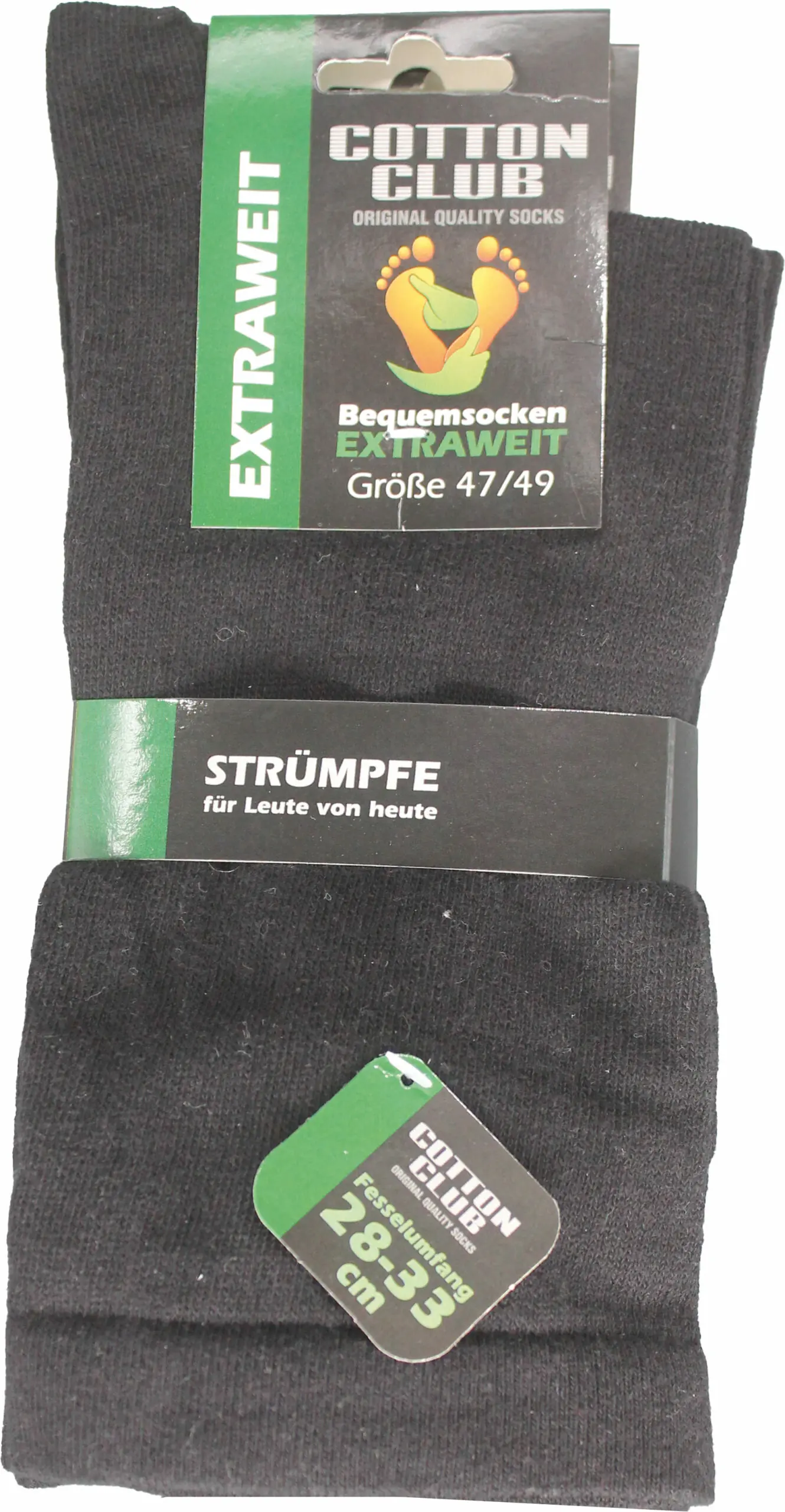 Cotton Club Extraweit Schwarz, 41-43