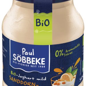 Bio Weidemilch Joghurt mild Sanddorn-Orange