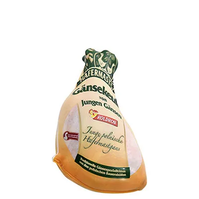 Roldrob, Polnische Hafermastgänsekeule, HKL A, tiefgefroren, 850 g Packung