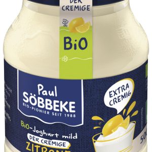 Bio Weidemilch Joghurt mild Zitrone 7,5 % Fett