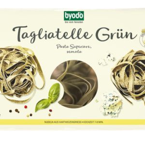 Byodo Tagliatelle grün, Pasta Superiore, semola (Nester)