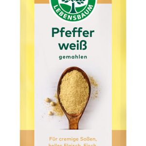 Weißer Pfeffer, gemahlen