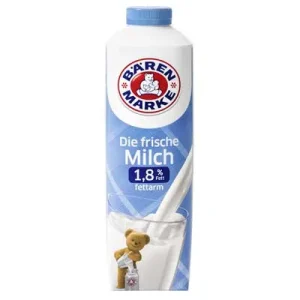 Bärenmarke, Die frische Milch, 1,8 % Fett, 1 l Packung
