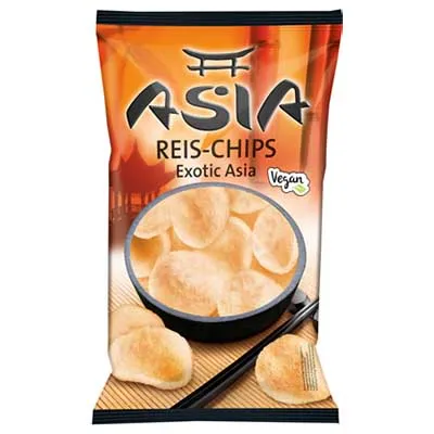 XOX, Asia Reis-Chips, Exotic, 100 g Beutel