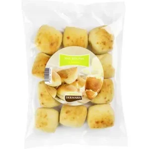 Dermaris, Mini Brötchen Natur, vorgebacken, ca. 12-13 Stück à 20 g, 250 g Packung