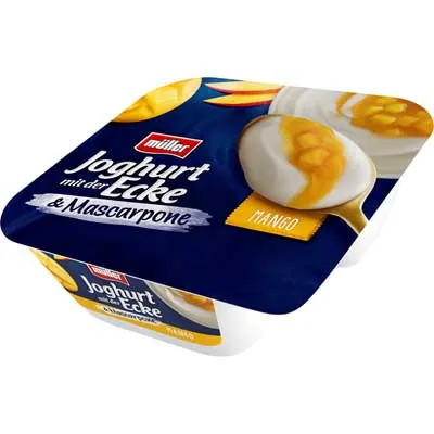 Müller Joghurt mit der Ecke, Mango & Mascarpone, 135 g Becher