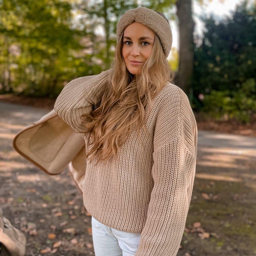 Stirnband *Coni*, Beige – Bild 2