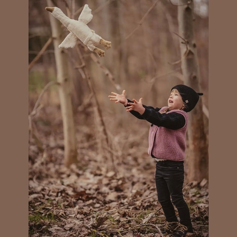 Wollweste Bodywarmer *Tyb Junior*, Venetian Pink, ultra light – Bild 8