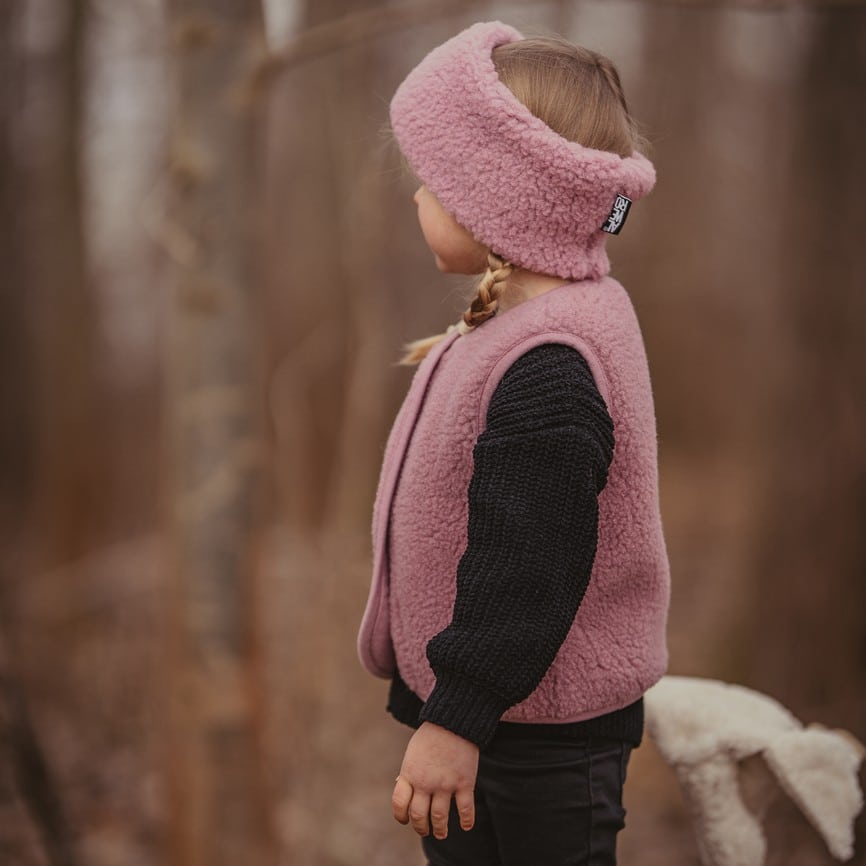 Wollweste Bodywarmer *Tyb Junior*, Venetian Pink, ultra light – Bild 5