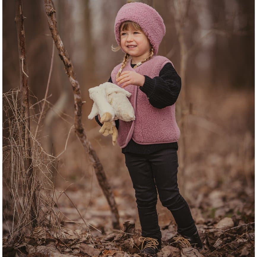 Wollweste Bodywarmer *Tyb Junior*, Venetian Pink, ultra light – Bild 9