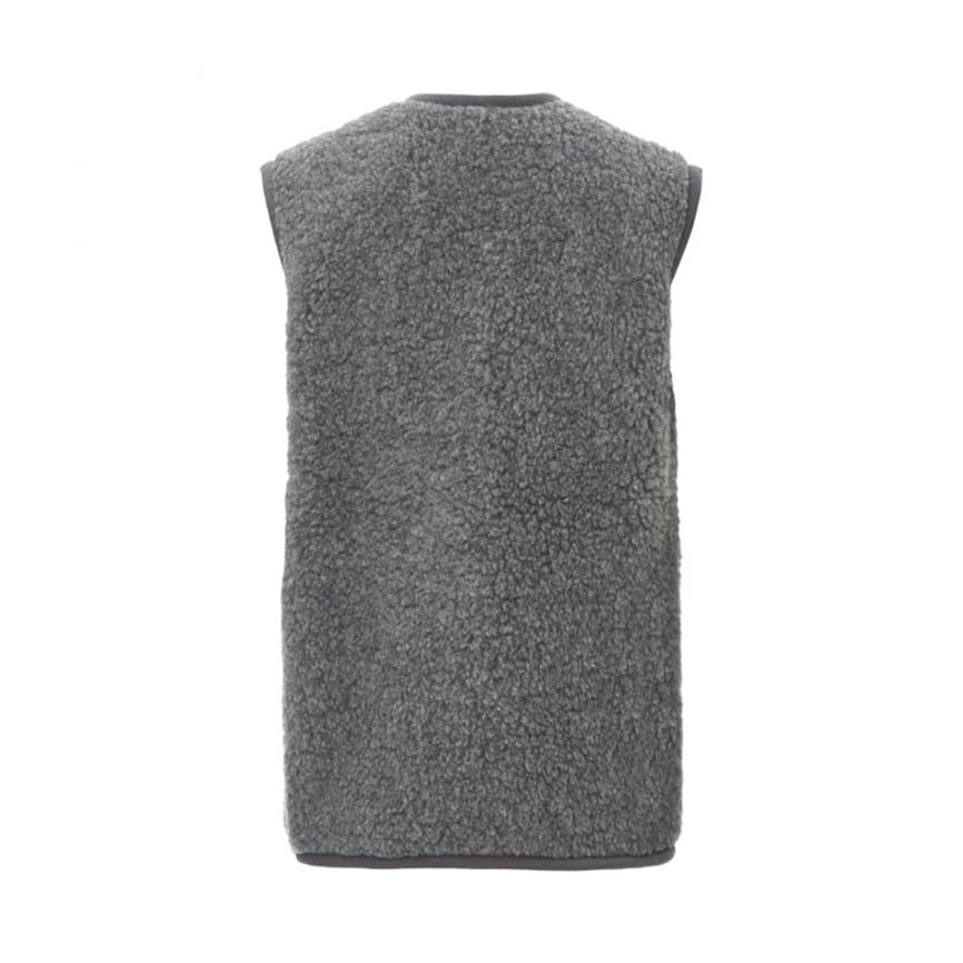 Wollweste Bodywarmer *Alpen Adult*, Graphite, Unisex – Bild 2