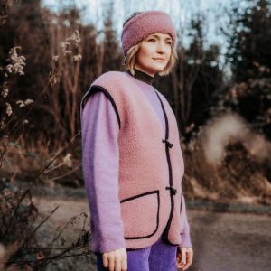 Wollweste Bodywarmer *Alpen 2.0 Adult*, Venetian Pink, ultra light