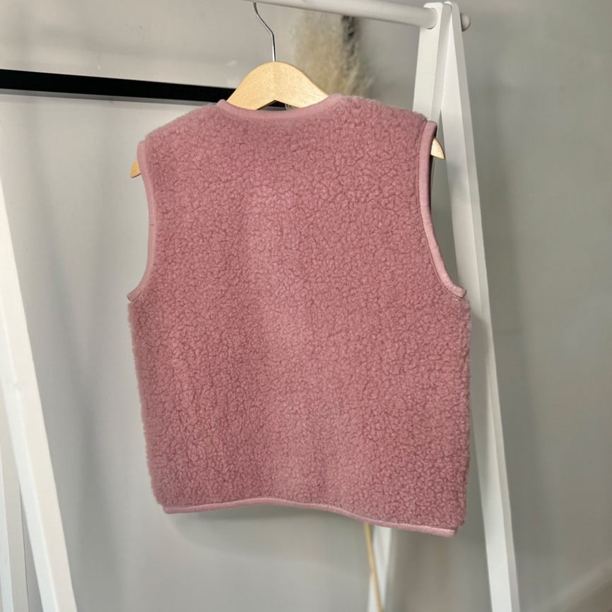 Wollweste Bodywarmer *Tyb Junior*, Venetian Pink, ultra light – Bild 3