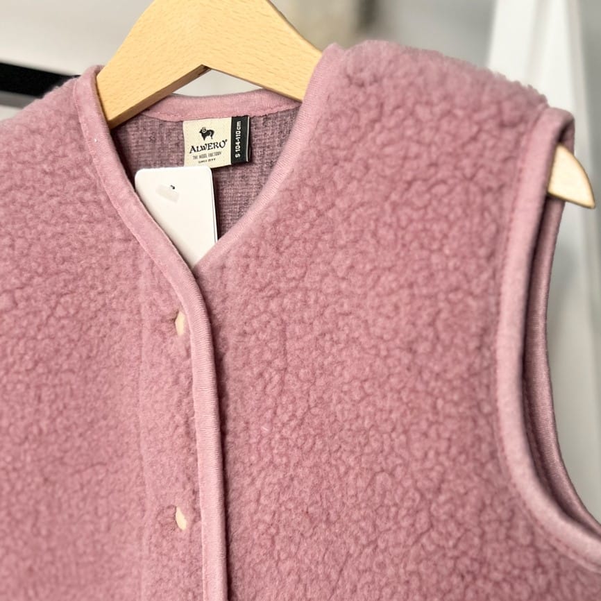 Wollweste Bodywarmer *Tyb Junior*, Venetian Pink, ultra light – Bild 6