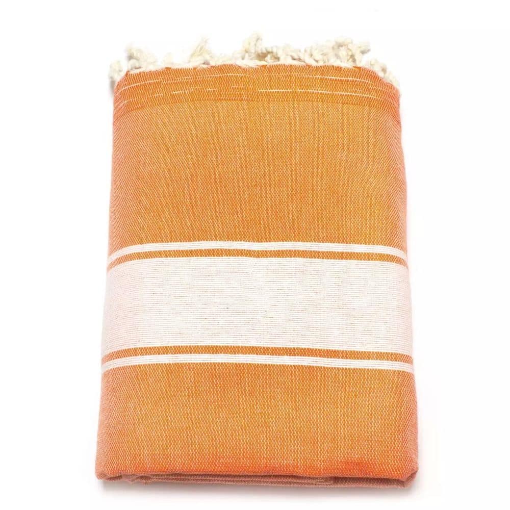 Tuch *Fouta* Hamamtuch Frottee, Mandarin Peel 180x100cm