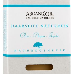 Haarseife Naturrein – Olive – Argan – Jojoba, handgesiedet 100gr