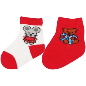 2 P. RS Baby Happy Animal Rot, 62-68