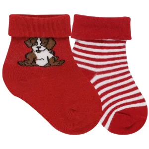 2 P. RS Baby Söckchen Bello Rot, 62-68