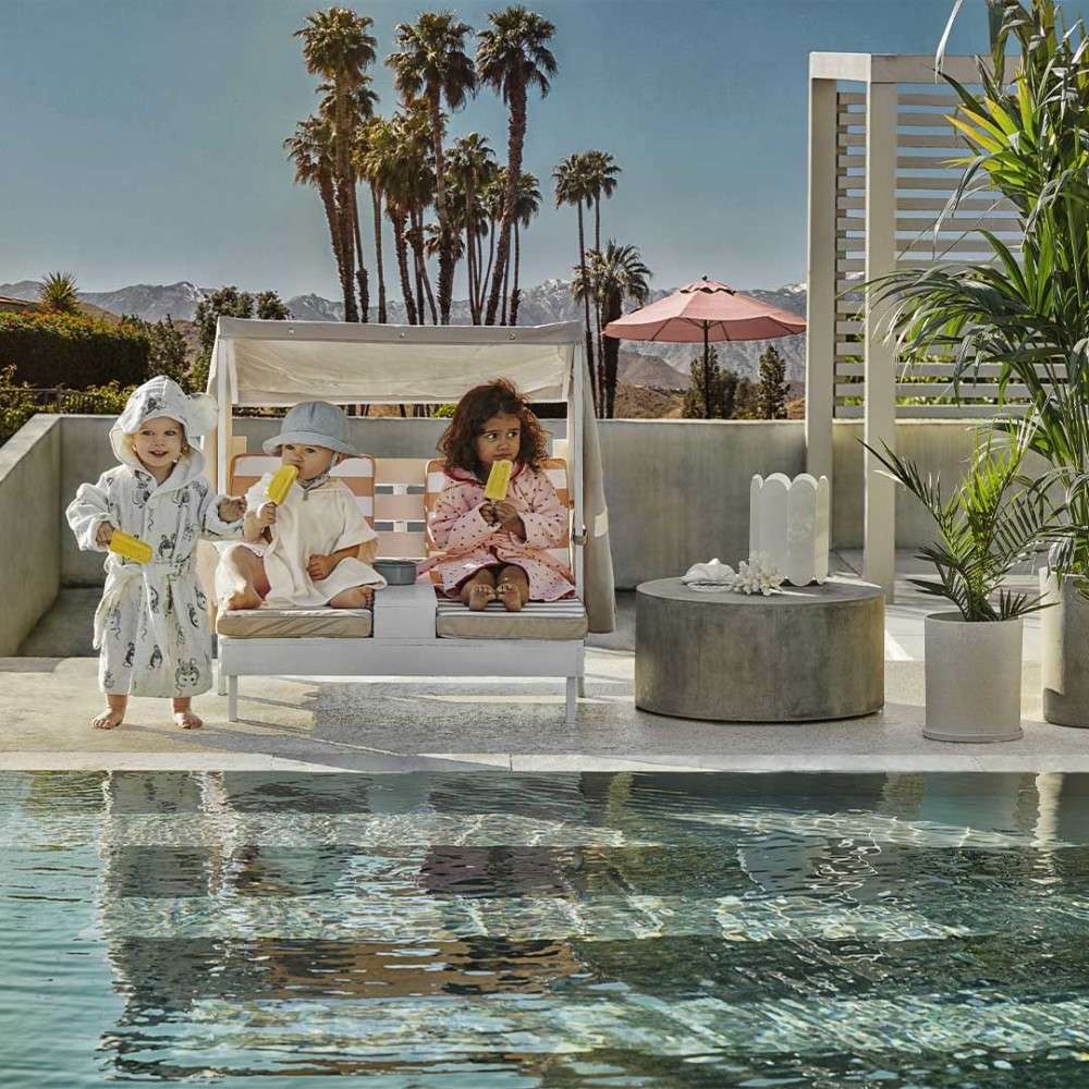 Bademantel “Sweethearts”, Einheitsgröße 1-3 Jahre – Bild 3