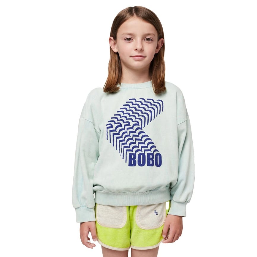 Sweatshirt *Shadow*, Hellblau – Bild 3